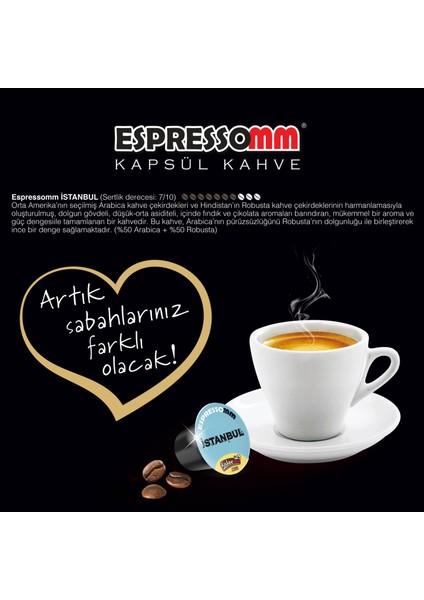 Classic İstanbul Kapsül Kahve Nespresso® Uyumlu 10 Adet