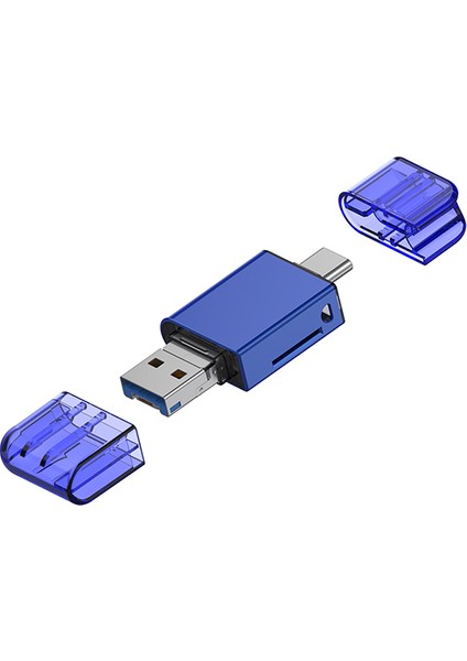 USB 3.0+Type-C+Lightning Sd Kart Okuyucu - Hızlı Card Reader