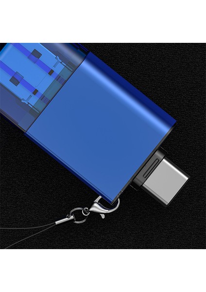 USB 3.0+Type-C+Lightning Sd Kart Okuyucu - Hızlı Card Reader