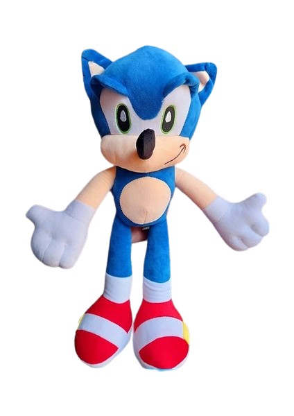 Sonıc Peluş 45 cm Büyük Boy Oyuncak Sonic Yurtdışı Orjinal
