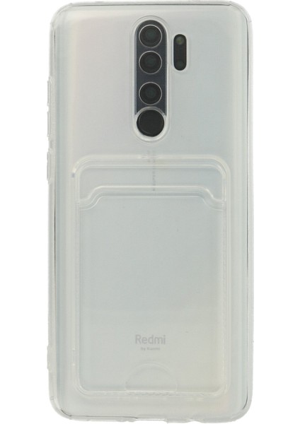 Xiaomi Redmi Note 8 Pro Kılıf Kart Şeffaf Silikon - Şeffaf