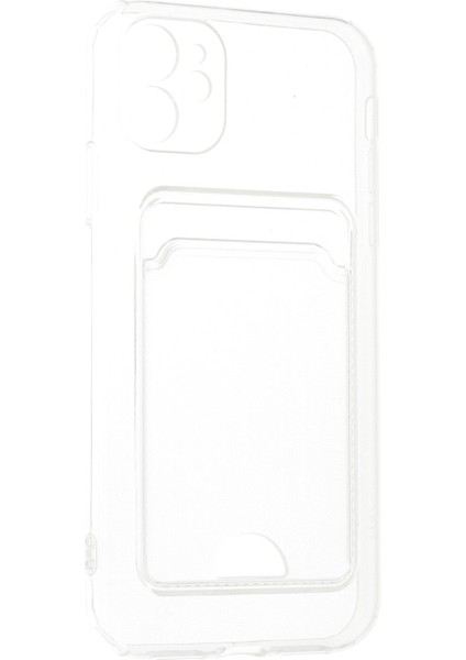 iPhone 11 Kılıf Kart Şeffaf Silikon - Şeffaf fiyatları
