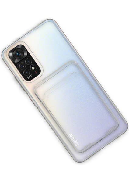 Xiaomi Redmi Note 11 Pro Kılıf Kart Şeffaf Silikon - Şeffaf