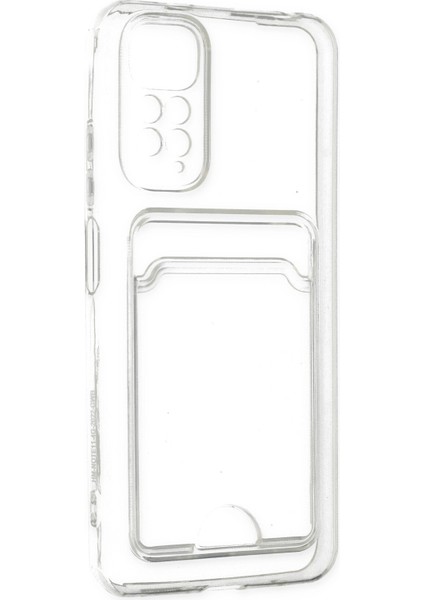 Xiaomi Redmi Note 11 Pro Kılıf Kart Şeffaf Silikon - Şeffaf