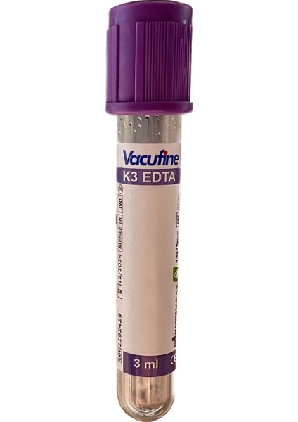 Hemogram K3 Etda 3 ml 100 Adet
