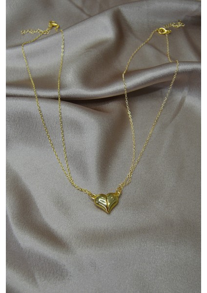 Mıknatıslı Sevgili Çift Kolye Mıknatıslı Kalp Kolye fırsatları