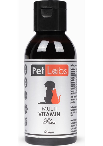 Multi Vitamin 100 ml Kediler ve Köpekler Için Multivitamin