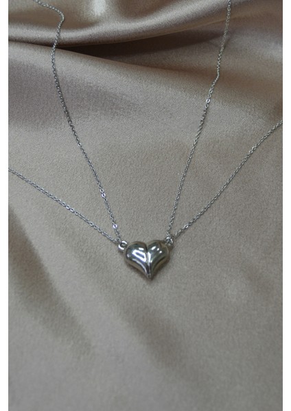 Mıknatıslı Sevgili Çift Kolye Mıknatıslı Kalp Kolye fiyatları