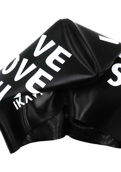 Liveloveswim Baskılı Silikon Bone (Siyah)