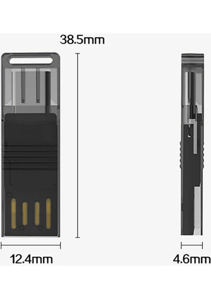 Type-C USB C Micro Tf Kart Okuyucu - Telefon Tablet Pc-Laptop Bellek Kart Okuyucu