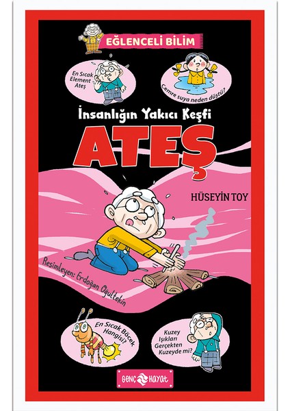 Eğlenceli Bilim Hava, Su, Toprak, Ateş 4 Kitap Set