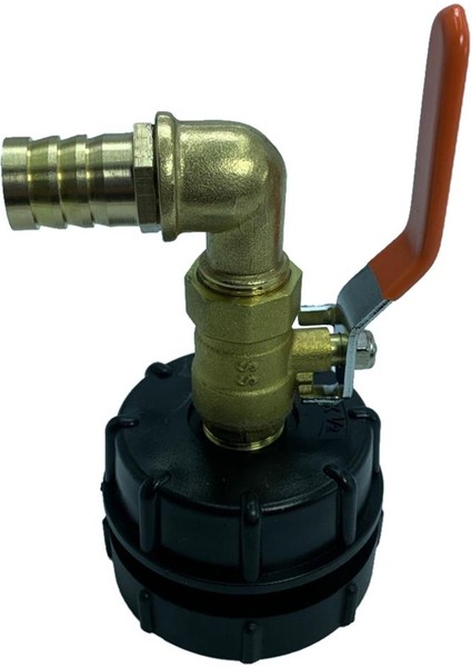 1pc Ibc Tote Tank Adaptörü 62MM Diş Çıkarma Valfi 19-32MM 19MM (Yurt Dışından)
