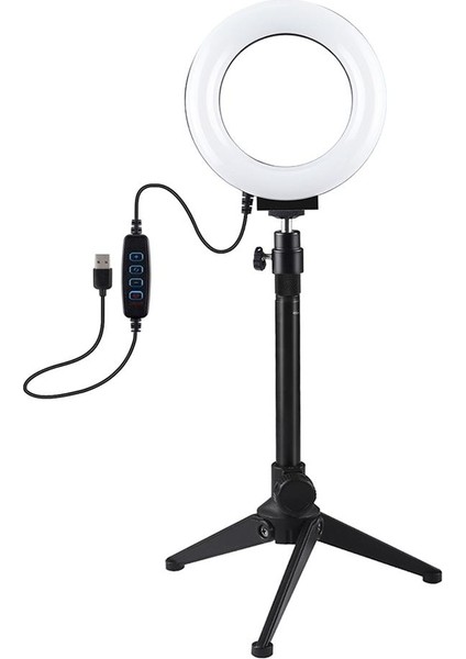 4.7 Inç Dimmabable LED Tripod Stand Selfie Lambası Makyaj (Yurt Dışından)