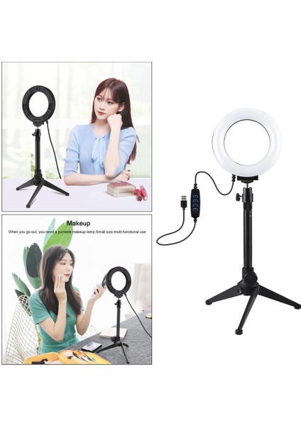 4.7 Inç Dimmabable LED Tripod Stand Selfie Lambası Makyaj (Yurt Dışından) modelleri