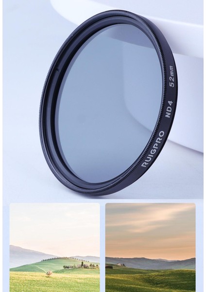 Strade Store 52MM Lens Filtre Seti, Adaptör Aksesuarlı Nd4 ile Lens Kapakları Aracı (Yurt Dışından)