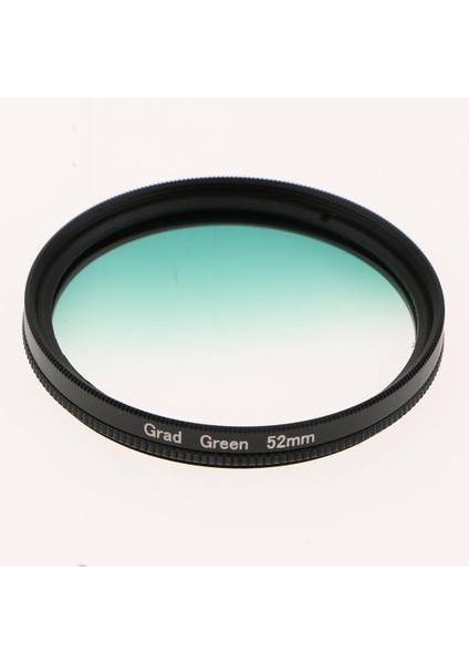 Strade Store Dairesel Gradyan Slr Kamera Lens Filtresi 52MM Yeşil (Yurt Dışından)