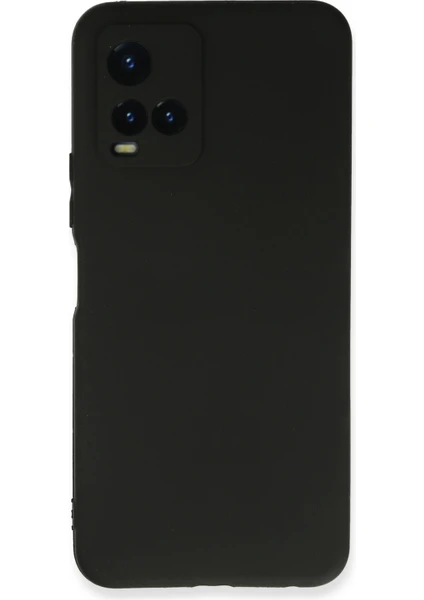 Happycase Vivo Y21 Kılıf First Silikon - Siyah