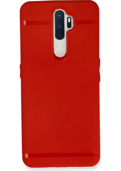 Happycase Oppo A5 2020 Kılıf First Silikon - Kırmızı