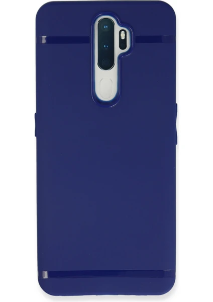 Happycase Oppo A5 2020 Kılıf First Silikon - Mavi