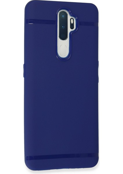 Happycase Oppo A5 2020 Kılıf First Silikon - Mavi