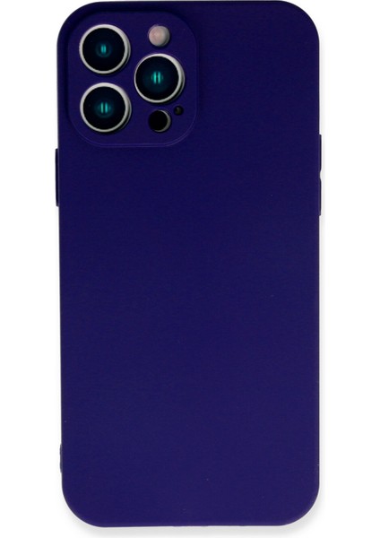 iPhone 13 Pro Max Kılıf First Silikon - Mavi
