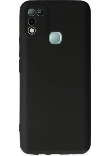 Happycase Infinix Hot 10 Play Kılıf First Silikon - Siyah