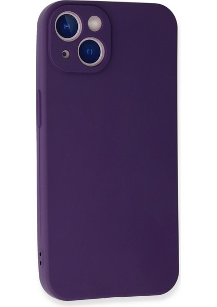 iPhone 13 Kılıf First Silikon - Mor modelleri