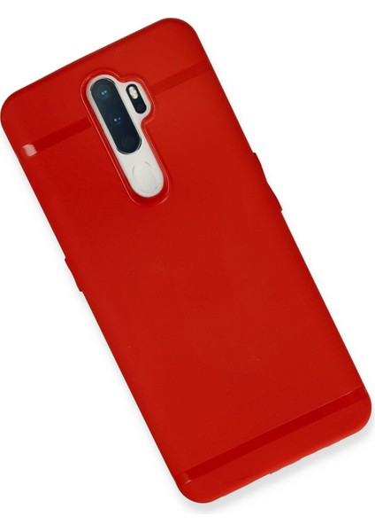Oppo A9 2020 Kılıf First Silikon - Kırmızı fiyatları