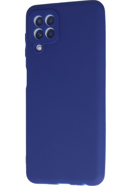 Happycase Samsung Galaxy M32 Kılıf First Silikon - Mavi