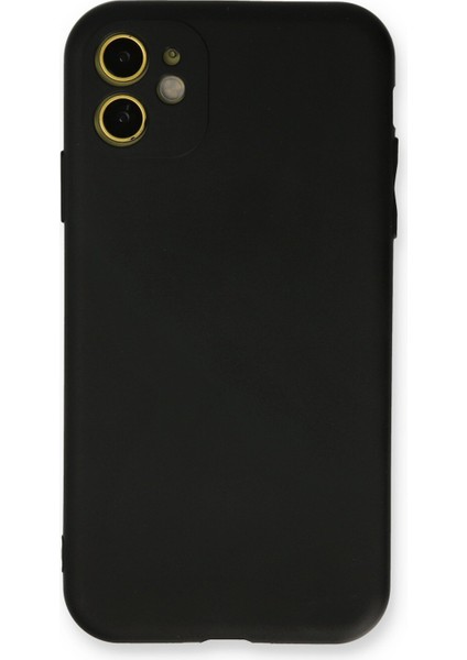 iPhone 11 Kılıf First Silikon - Siyah