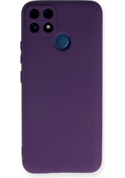 Happycase Realme C25S Kılıf First Silikon - Mor