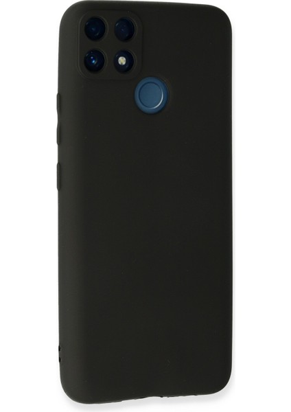 Realme C25S Kılıf First Silikon - Siyah