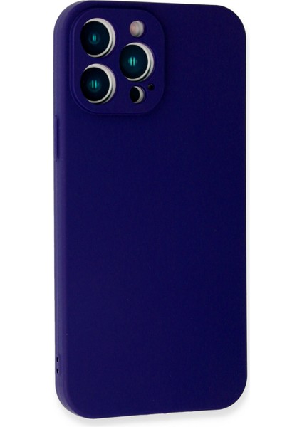 Happycase iPhone 13 Pro Kılıf First Silikon - Mavi