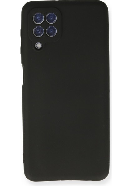 Happycase Samsung Galaxy M22 Kılıf First Silikon - Siyah
