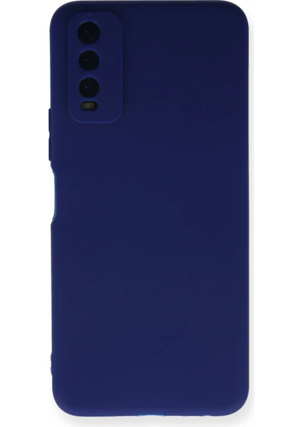 Happycase Vivo Y11S Kılıf First Silikon - Mavi