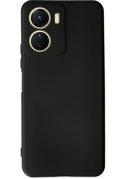 Happycase Vivo Y16 Kılıf First Silikon - Siyah