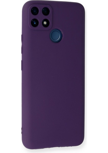 Happycase Realme C25S Kılıf First Silikon - Mor fiyatları