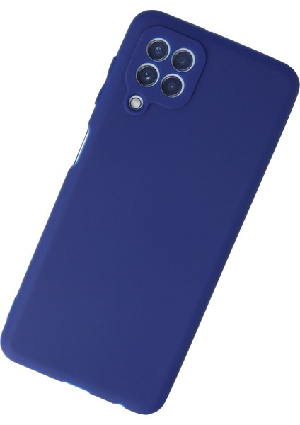 Happycase Samsung Galaxy A22 Kılıf First Silikon - Mavi