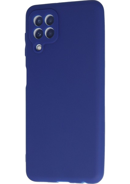 Happycase Samsung Galaxy A22 Kılıf First Silikon - Mavi