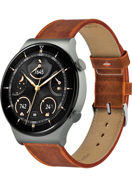 Huawei Watch Gt4 GT5 Pro Gt2 E Gt2e Gt2pro Gt3 Pro GT 2 3 4 Gt3pro Huawei Watch 4 Pro Ultimate Deri Kordon Kayış 46 22mm Hardal WATCH GT 5 Pro