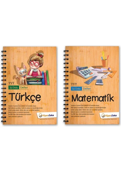 TYT Türkçe ve Matematik Içi Dolu Defter Seti