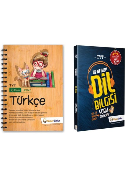 TYT Dil Bilgisi Soru Bankası ve Türkçe Içi Dolu Defter Seti