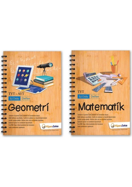 TYT Matematik ve TYT AYT Geometri Içi Dolu Defter Seti