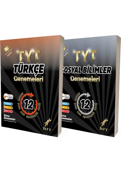 TYT Türkçe Sosyal Bilimler 12'li Branş Denemeleri Seti