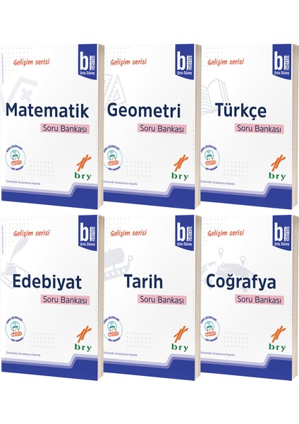 TYT AYT Türkçe Edebiyat Matematik Geometri Tarih Coğrafya B S.b. Eşit Ağırlık Seti