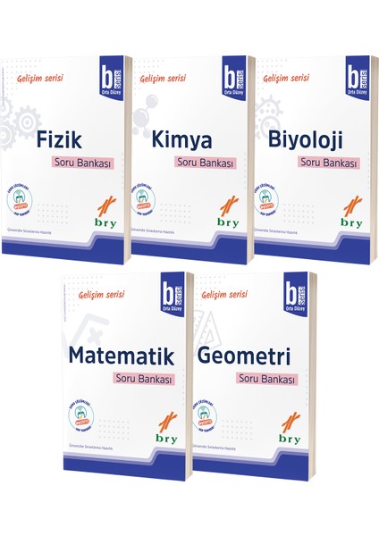 TYT AYT Fizik Kimya Biyoloji Matematik Geometri B Soru Bankası Sayısal Seti Gelişim