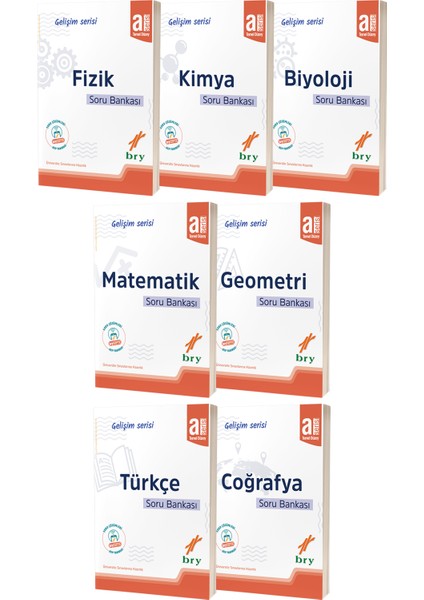 TYT AYT Tüm Dersler A Soru Bankası Seti Tam 7 Kitap Gelişim Serisi