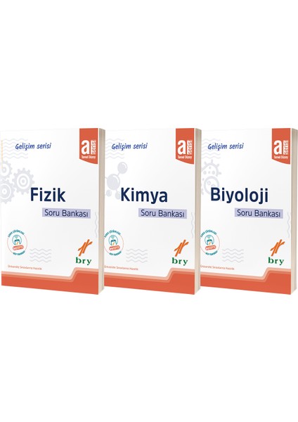 TYT AYT Fizik Kimya Biyoloji A Soru Bankası Fen Bilimleri Seti Gelişim Serisi