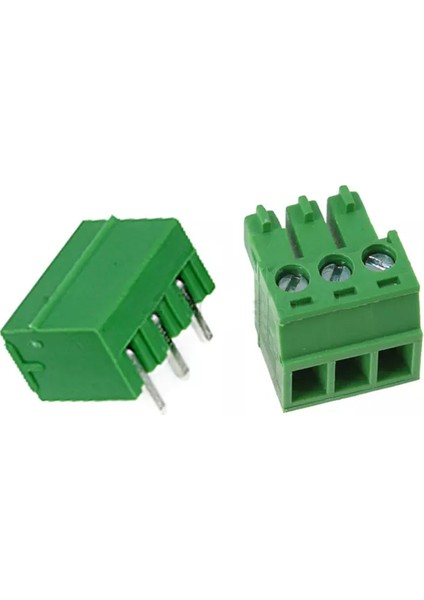 3.81MM 3pin 90 Derece Takım Klemens - 5 Adet