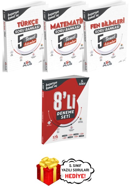 5.Sınıf Türkçe Matematik Fen Temel Soru Bankası ve Tüm Dersler Deneme Seti